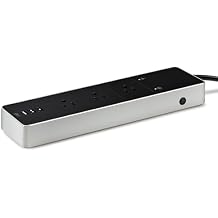 Eve Energy Strip - Smart Triple Outlet & Power Meter for Apple Home, Built-in Schedules & Switches, Surge Protection, overcurrent Protection, overvoltage Protection, Energy metering