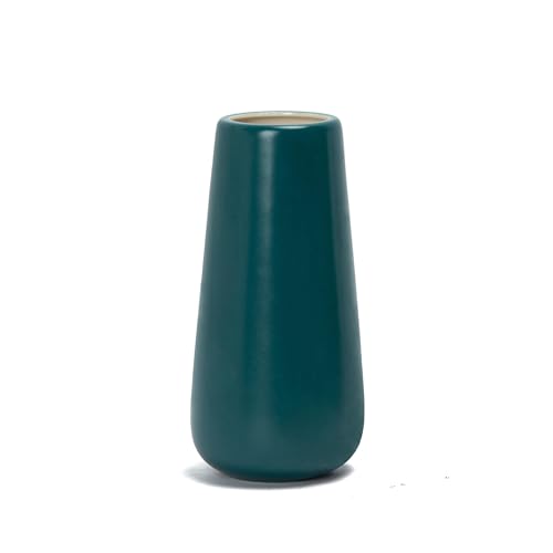 Vase en céramique stable pour fleurs séchées, poterie rustique anti-chute