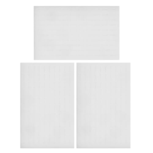 OKUMEYR 3 pièces Mousse Intérieure Boîte à Bijoux Blanche Plateau Organisateur Anneaux et Boucles Oreilles Insert Protecteur Antirayures pour Rangement Élégant