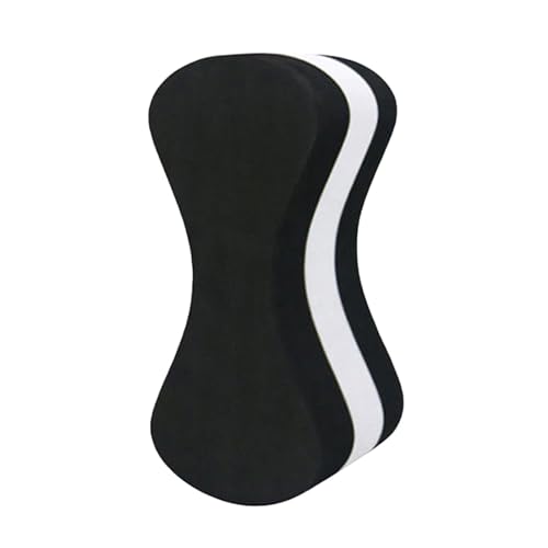 B Baosity Swimming Pull Buoy,Leg Float Kickboard,Accessories Buoyancy,Floating Pool Training Aid,Swim Leg Buoy for Adults,Sports, Style B, Black and White