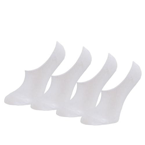 Amazon Essentials Women's Low Cut No Show Socks, 4 Pairs