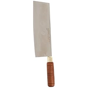 Winco Blade Chinese Cleaver w/ wooden handle – blade 8”x3 ½” overall length 12 ½”
