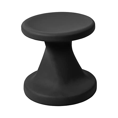 Image of ECR4Kids Twist Wobble Stool, 14in Seat Height, Active Seating, Black