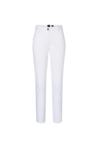 Karlowsky Damen 5-Pocket-Hose Classic-Stretch, aus nachhaltigem Material, Bio-Baumwolle weiß Größe 52