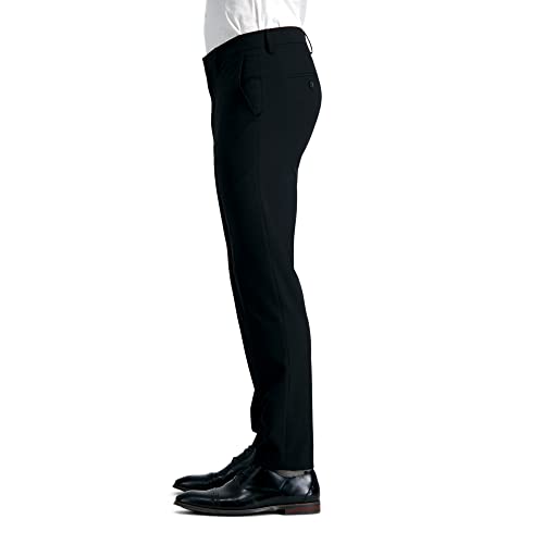Haggar Men's 4-Way Stretch Ultra Slim Flat Front Dress Pant2