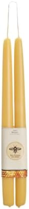 Big Dipper Wax Works 100% Beeswax Taper Candles, 12 in, 2 Pack, N...