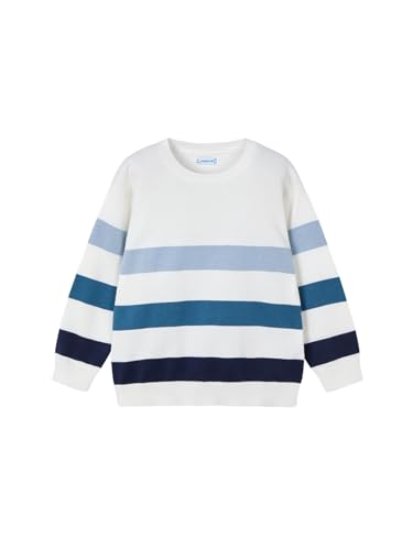 Mayoral Stripes Jumper for Boys Blue