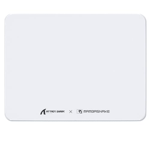Tapis de souris verre ATTACK SHARK CM05SE Blanc 410x310mm