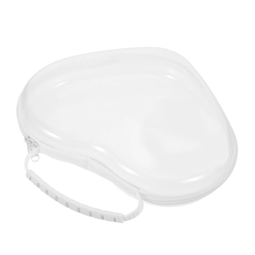 NIYANGLE Bolsa de Viaje Transparente con Cierre Estuche de Almacenamiento Forma de Organizadora para Cosméticos y Artículos de Tocador Mediana