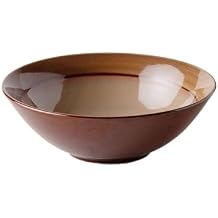Salad Bowl Ramen Bowl Household Zong-colored Noodle Bowl, Restaurant Ceramic Soup, Kitchen High-looking Stew Bowls for Kitchen Ice Cream Bowls