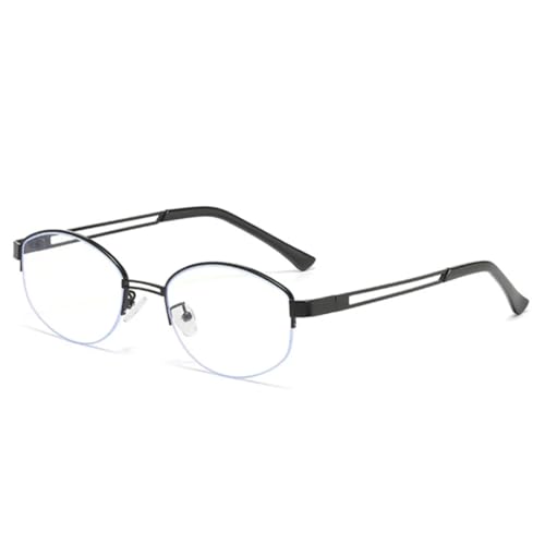 Lunettes de soleil ovales vintage demi-cerclées pour femmes et hommes