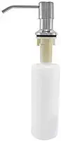 Dispenser De Embutir Porta Detergente Sabonete Liquido Dosador Pia Sabão Bancada Cuba Aço Inox 304 Cor Prata - Brinovar
