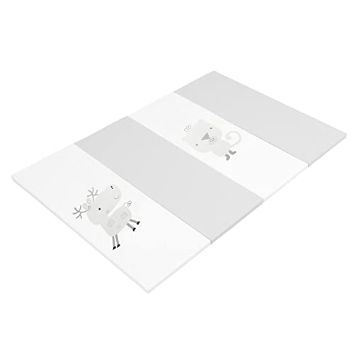 大阪熊 プレイマット フロアマット アニマルプリント 200×160 厚手 折りたたみ 防水 防音 マット ベビーマット 洗える お昼寝マット ジョイントマット ノンホルム 出産祝い 防炎 3柄