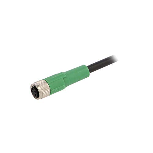 Cordon de raccordement M8 4 broches 1,5m droit pour capteur industriel