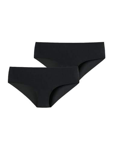 Culottes invisibles Schiesser en taille 34 finitions premium lot de 2 noir
