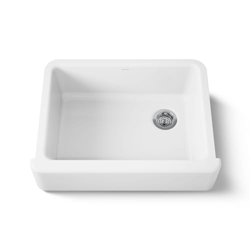 KOHLER K-6487-0 Apron Front Single-Bowl Cast Iron Kitchen Sink