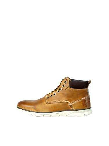 JACK & JONES Botines Jfwtubar Cuero Honey para hombre, ocre, 42 EU
