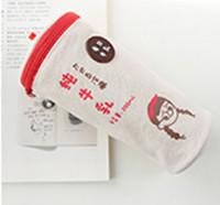 RedSonics(TM) Creative Pencil Case Large Capacity Canvas Pencil Box Storage School Stationery Milk Cup Students Gifts Storage Boxes Czl8198