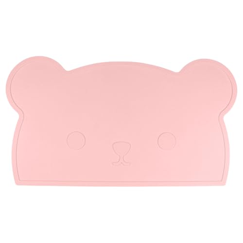 Ubxvamm Kids Silicone Placemat Lovely Shape Not Slip Dining Pad Table Pad Reusable Silicone Table Placemat for Home & Travel