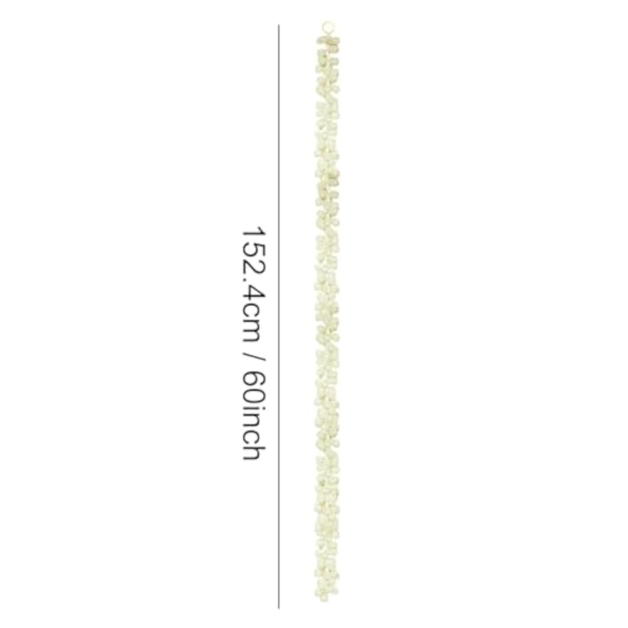 Decorative Artificial Mogra Jasmine Flower Garland String, Pack of 6