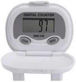 New DMC-03 Pedometer (White) Step Distance, Calorie