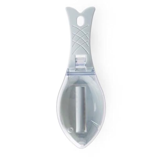 Ecailleur À Poisson Professionnel, Nettoyant Pour écailles De Poisson, Dissolvant De Peau De Poisson Portatif Avec Couvercle, Outil D'élimination des Écailles De Poisson Portable ABS