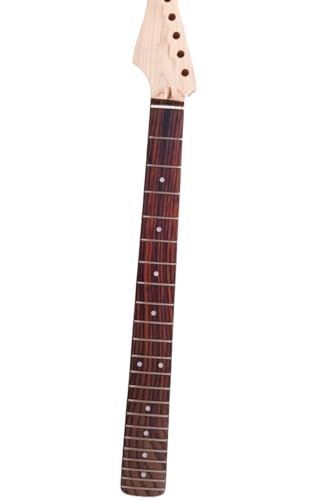 Manche de guitare 25.5 pouces en érable et palissandre mat pour remplacement