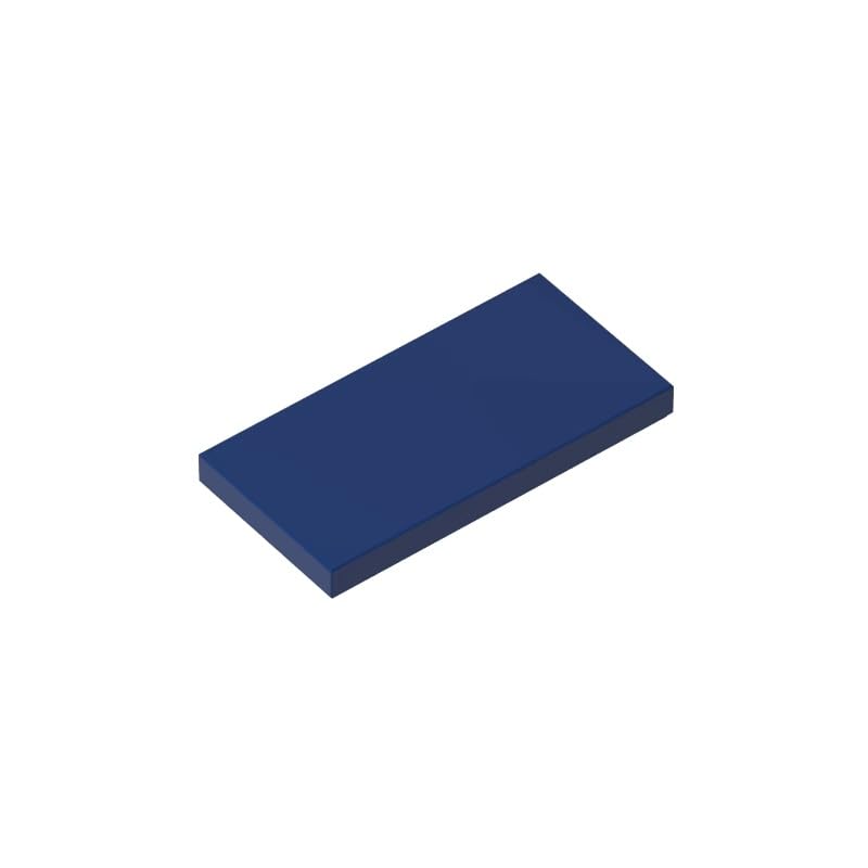 XYEIUGO Gobricks 87079 Foundation Plate Tile 2x4 with Groove 50 Pieces GDS-614 Building Blocks Color:Dark Blue