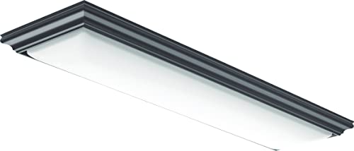 Image of Lithonia Lighting Vanderlyn 4' LED Kitchen Light Fixture, Cool White Bronze