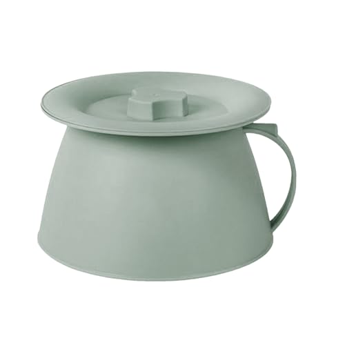 Rnyrn Bacinilla | Orinal De 1.5 Litros Con Tapa Y Asa Para Hombres,Cubo De Baño Portátil Para Hombre Mujer Niños Niñas