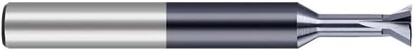 Dovetail Milling Cutter T Slotting Carbide End Mill Metal Machining Milling Tool,60D-D7x3.5x10x60