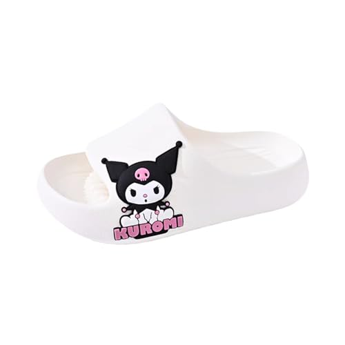 nfuxqhi Kids Slippers Girls Sandals Slippers Soft and Comfortable home Sandals Non-Slip Bathroom Shower Shoes Little KidWhite