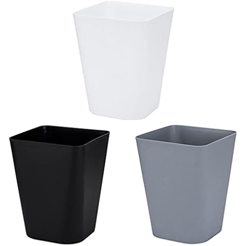 Set of 3 Plastic Small Trash Can Cover