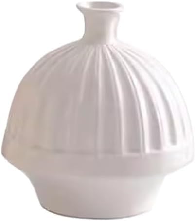 Vase Tabletop Ceramic Vases Simple White Creative Decorative Dried Flower Living Room Table Decoration