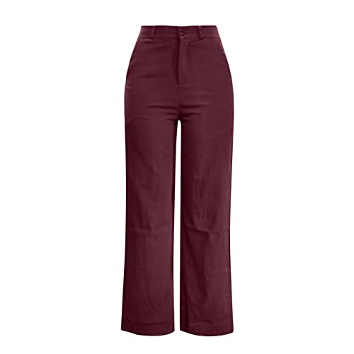 KAMEMIR Calça de moletom feminina de inverno com cintura alta e cordão para treino esportivo moderno