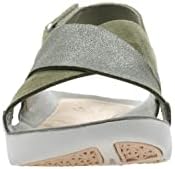 Clarks Women's Slingback Sling Back Sandals, Green Olive, 7 | Image 2