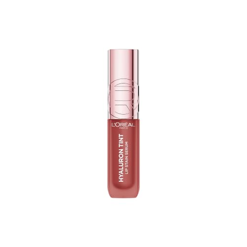 L'Oréal Paris - Encre à Lèvres Multi-Usages - Hydrate Instantanément & Offre un Éclat de Couleur Naturel - Enrichi en Acide Hyaluronique - Hyaluron Tint - Teinte : Tea Time