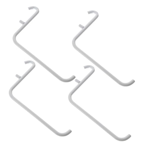 GLEAVI 4pcs Metal Paint Bracket Hooks Pegboard Tool Hangers Storage Organizer Wall Mount Home DIY
