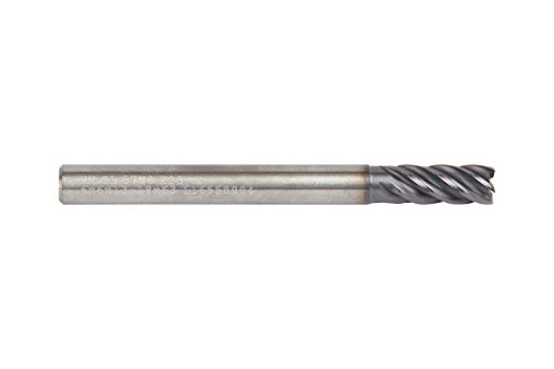 WIDIA Hanita 57N806002MT VariMill II 57N8 HP End Mill, 6 mm Cutting Dia, Carbide, AlTiN Coating, RH Cut, Straight Shank, 6 mm Shank Dia, 5-Flute