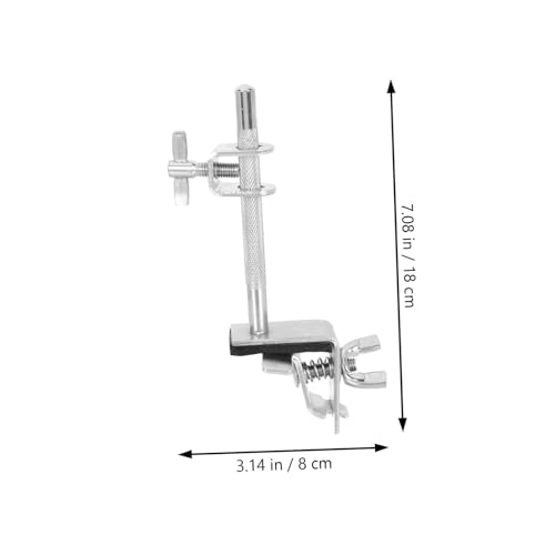 ibasenice Extension Cowbell Clamp Holder Drum Clip Mount para Bombo Instrumento Musical miniatura 2
