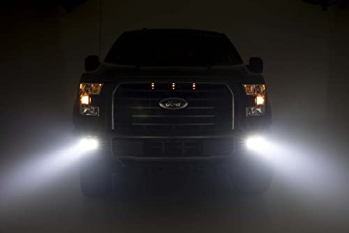 Rough Country LED Black Series Spot Fog Light Kit for 15-17 Ford F-150-70832 by Rough Country - Image 8