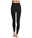 SPANX Seamless Leggings - Comfortable Athletic Wear - Core & Tummy Control for Shaping - Natural Waist Fit - Black - X-Large
