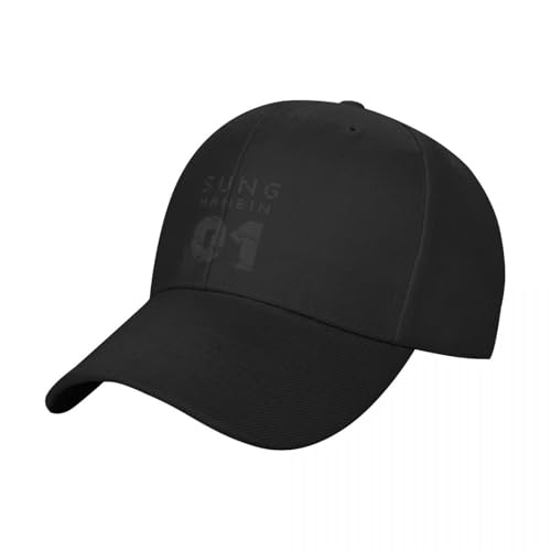 Photo de JYKJUEDZ Casquette de Baseball Zerobaseone Sung Hanbin Luxe Western Femme Homme