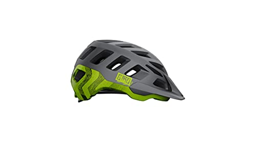 Giro Radix mat metallizzato nero/ano lime S