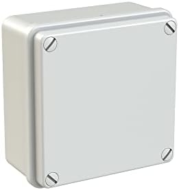 IP65 Waterproof Junction Box ABB Electrical Box Outdoor Cable Connector (100 x 100 x 50 millimetres)