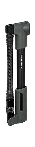Topeak Nano Shock Pumpe aus Aluminium in der Farbe Schwarz und Gelb, Druck: bis 300 psi/ 20,7 bar, Größe 135x32x16 cm, 15700260