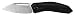 Kershaw Turismo Leaf Blade Pocket Knife 2.9 inch Blade, Assisted Opening Frame Lock, 5505, Black, 2.8 Ounce