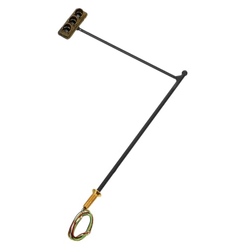 LIFKOME Miniature Railroad Signal Light Model Decorative Train Lamp Post for Sand Table Dioramas Fine Craftsmanship Present for Teens and Mini House Decor