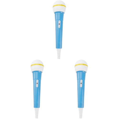 ibasenice 3 Pcs Kids Toys Microphone Party Performance Toy Model Props Music Child