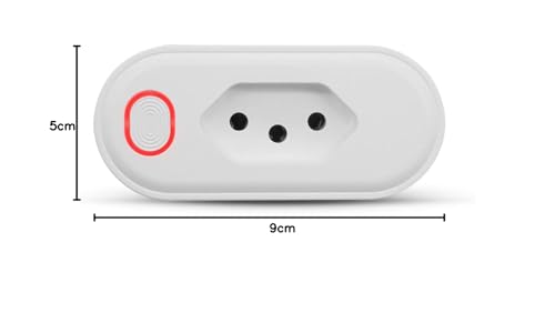 EKAZA TOMADA INTELIGENTE 10A, WI-FI, COMPATIVEL COM GOOGLE ASSISTENTE E ALEXA – T206